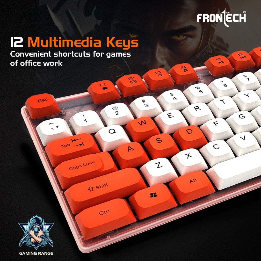 Frontech Nova Knight Gaming Keyboard and Mouse Combo with RGB Backlight Effects (KB-0043) Frontech Nova Knight Gaming Keyboard and Mouse Combo with RGB Backlight Effects (KB-0043)